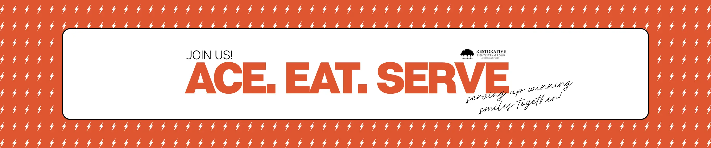 Restorative Dentistry Group referral event at Ace Eat Serve